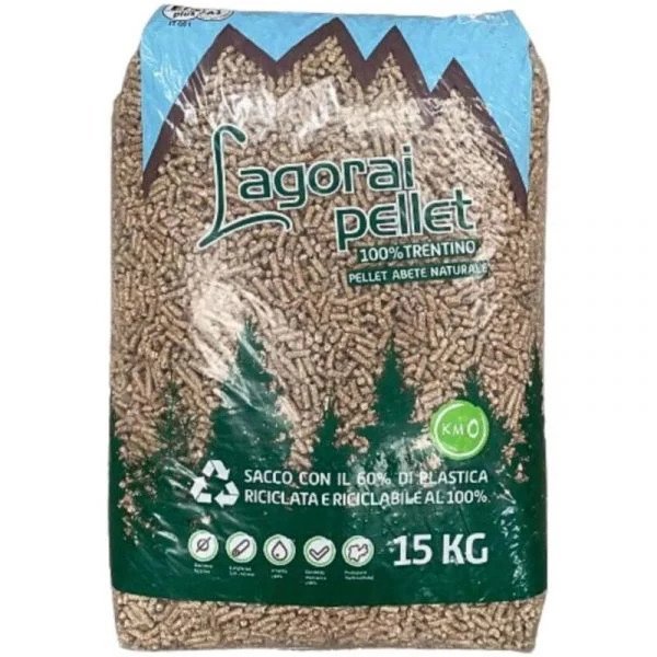 Pellet in legno di abete bancale da 77 sacchi