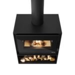 Eva Calòr Stufa a legna Brando Ventilata 14,5 kW Classe A+ 5 Stelle - immagine 2
